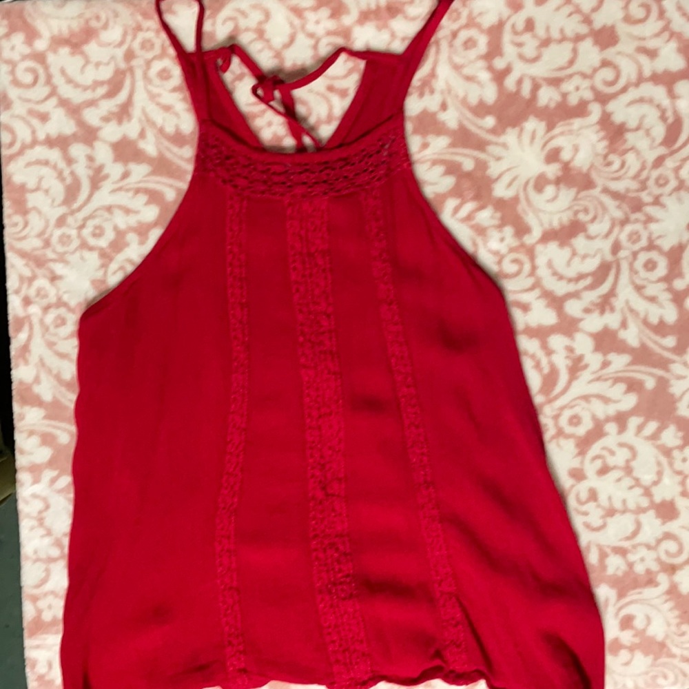 Cute red Hollister tank top